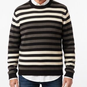 🟩SALE 7️⃣5️⃣% off🟩
Crewneck sweater with stripes crewneck